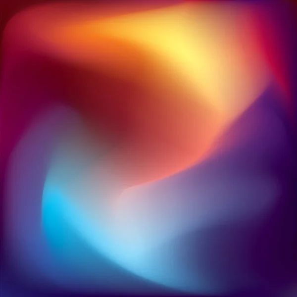 Fond Flou Coloré Abstrait Aurores Boréales Ondes Couleur Art Papier — Image vectorielle
