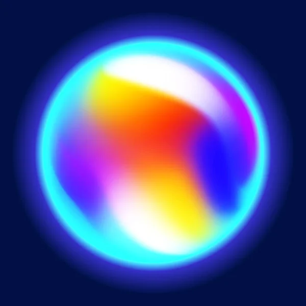 流体艺术的抽象形状 漫游者彩球 惊人的矢量物体 — 图库矢量图片