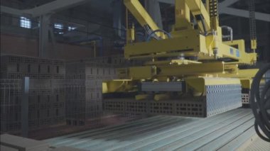 Tuğla üretimi, içi boş tuğla fabrikası. Tuğla üretimi, tuğla fabrikası.