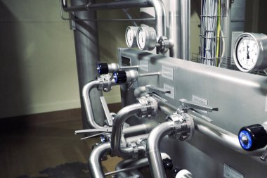 Small brewery. Equipment for brewing beer