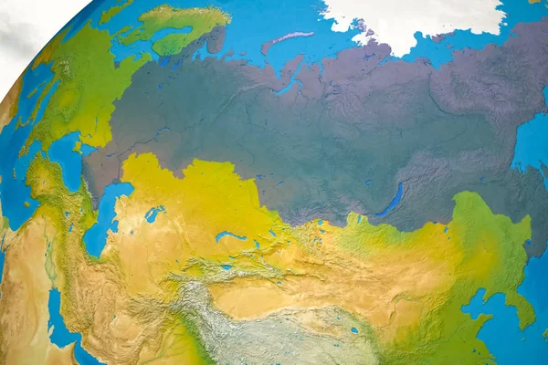 ロシア地図世界地図世界地図. — ストック写真