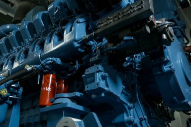 Luxembourg, Lüksemburg - 24 Eylül 2017: veri merkezi soğutma sistemi pompa