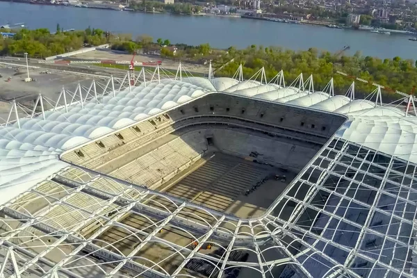 Bouw Van Het Stadion Nieuw Stadion Sportpark — Stockfoto