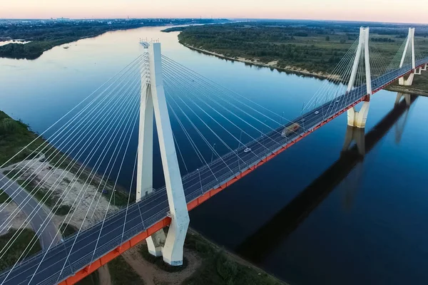 Piękny Most Nad Rzeką Most Kablach Droga — Zdjęcie stockowe