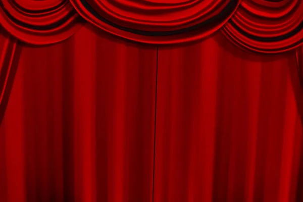 Theatre Curtain Lighting Stage Illustration Curtain Theater — Stock Photo, Image