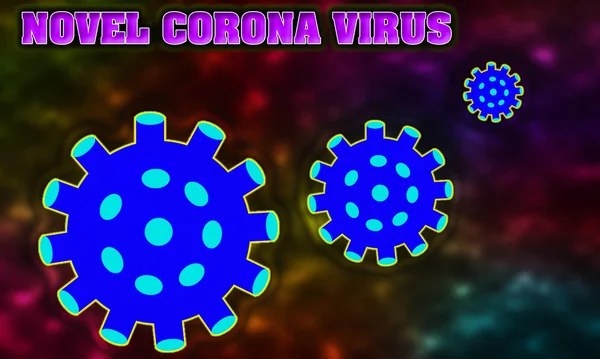 Novel Corona Virus Illustrator — стокове фото