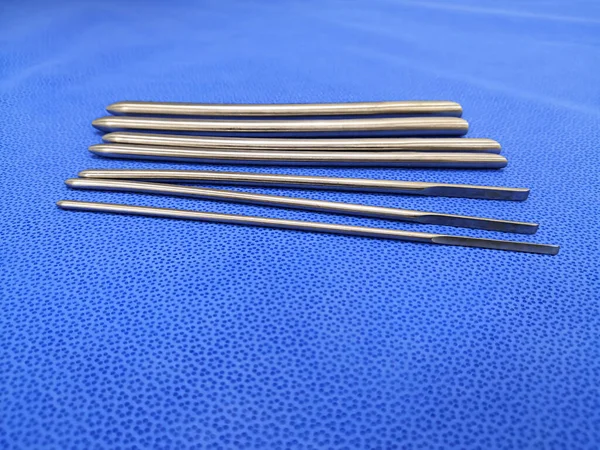 Closeup Image Male Metal Urethral Dilator — Stock Photo, Image