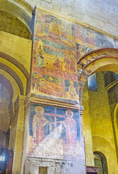 Los frescos en Catedral de Mtskheta — Foto de Stock