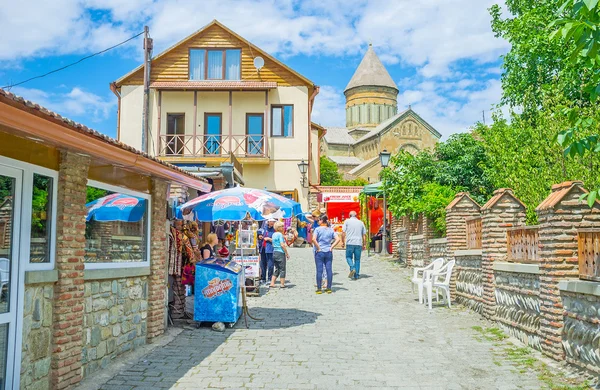 En el mercado turístico de Mtskheta — Foto de Stock