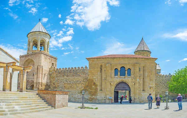 O caminho para a Catedral de Mtskheta — Fotografia de Stock