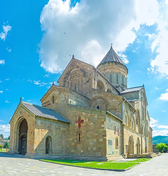 Die svetitskhoveli-Kathedrale in mtskheta — Stockfoto