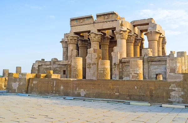Świątynia na Nilu — Zdjęcie stockowe