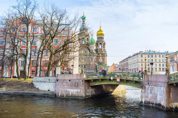 The Malokonushenny Bridge in St Petersburg — Stock Photo, Image