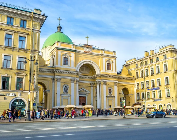 Chiesa cattolica di Santa Caterina a San Pietroburgo — Foto Stock
