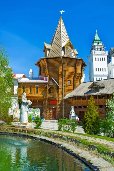 A fortaleza de madeira em Izmailovo — Fotografia de Stock