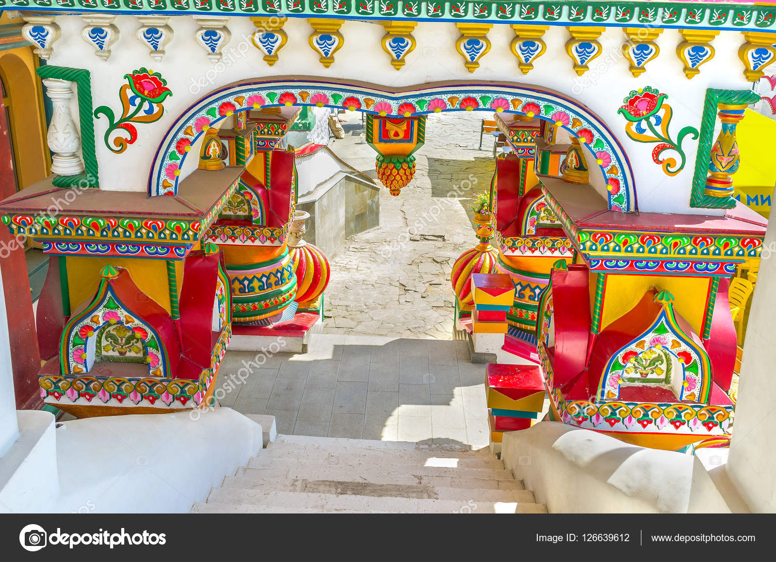 The traditional Russian Porch Stock Photo by ©efesenko 126639612