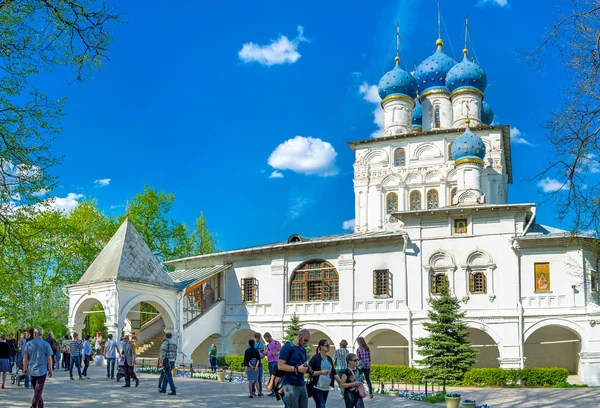 La Iglesia del icono kazan de la Madre de Dios en Kolomenskoye — Foto de Stock