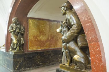 Moskova Metro heykeller