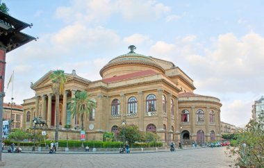 The Massimo Theater in Palermo clipart