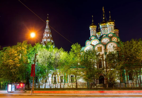 Kościół Świętego Mikołaja w dzielnicy Khamovniki — Zdjęcie stockowe