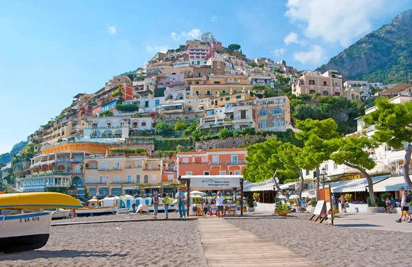 Relaks w mieście Positano — Zdjęcie stockowe