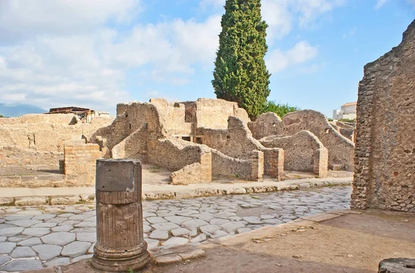 Руины Помпеи — стоковое фото