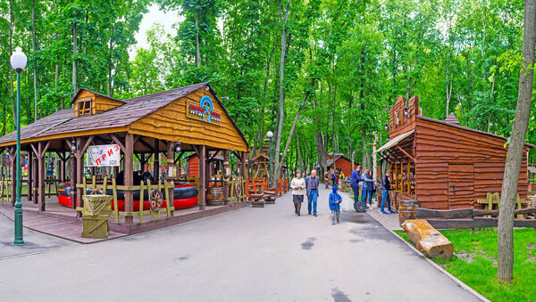 The cowboy rodeo in Gorky Park