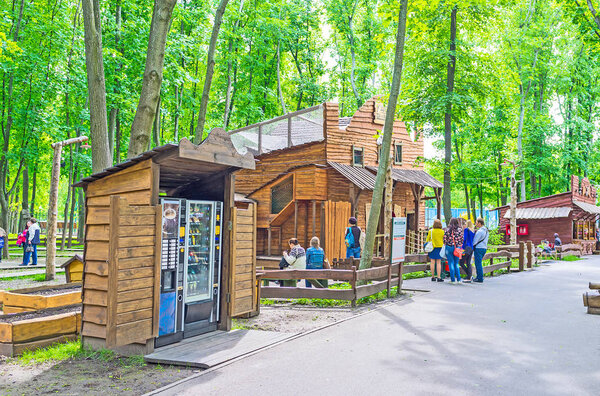 The Western alley in Gorky Park