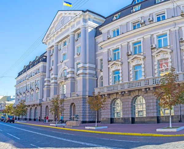 Säkerhet i Ukraina högkvarter — Stockfoto
