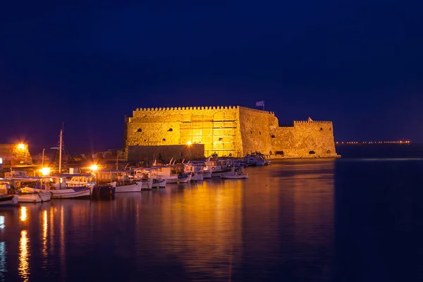 The night in Heraklion — Stock Photo, Image