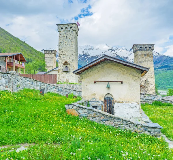 The Svan cemetery — Stock Photo, Image