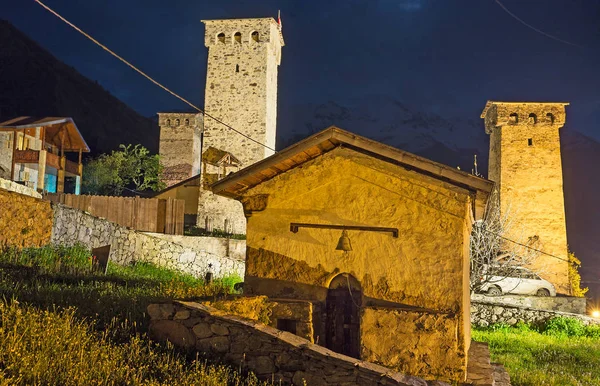 The tiny chapel in the evening — Stock Photo, Image