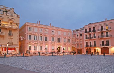 Monaco Townhall akşam görünümünü