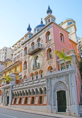 The Moorish Style Villa Danichgah in Monaco clipart