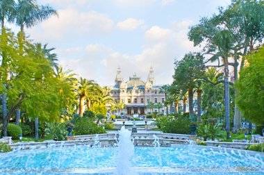 Monako Opera çeşme ile