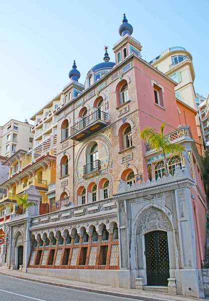 The Moorish Style Villa Danichgah in Monaco — Stock Photo, Image