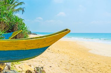 bir tekne ile görünüm