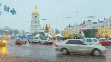 Noel şenlik St Sophia Meydanı