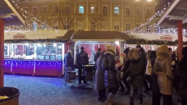 Noel pazarı — Stok video