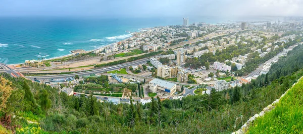 Panorama van haifa — Stockfoto