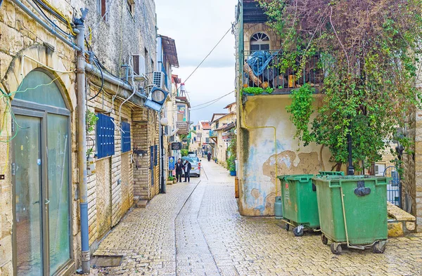 The old street of Safed — Stock Photo, Image