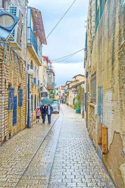 A chuva em Safed — Fotografia de Stock