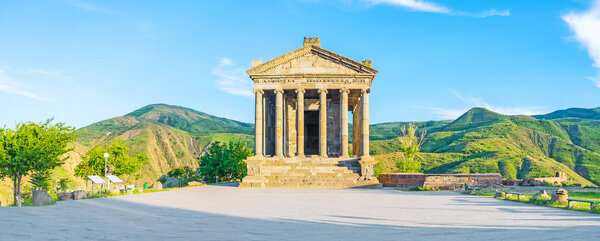 Panorama of Garni Temple