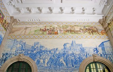 Sao Bento tren istasyonu iç