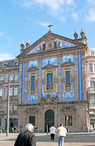 The facade of azulejo tiles — Stock Photo, Image