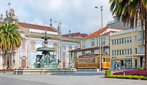 Porto retro tramvay — Stok fotoğraf