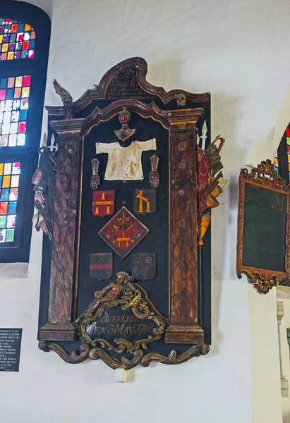 In oude Nederlandse kerk — Stockfoto