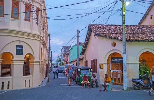 The tourist streets of Galle — Stock Photo, Image