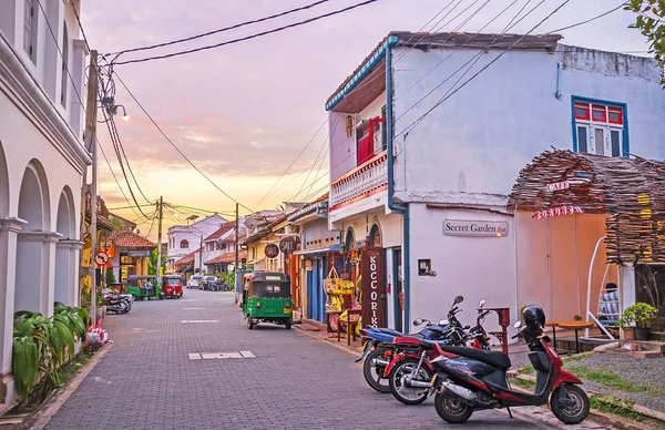 Galle saat matahari terbenam — Stok Foto