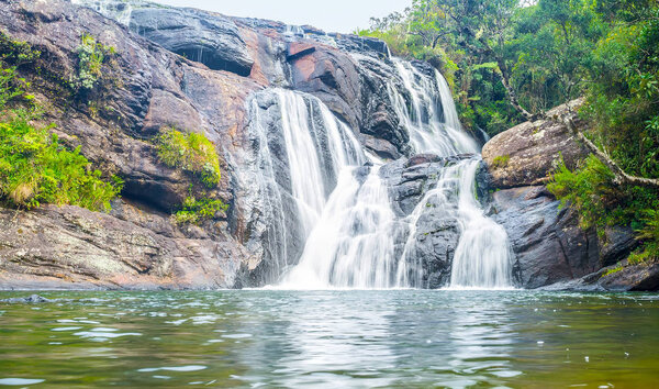 The beautiful waterfall